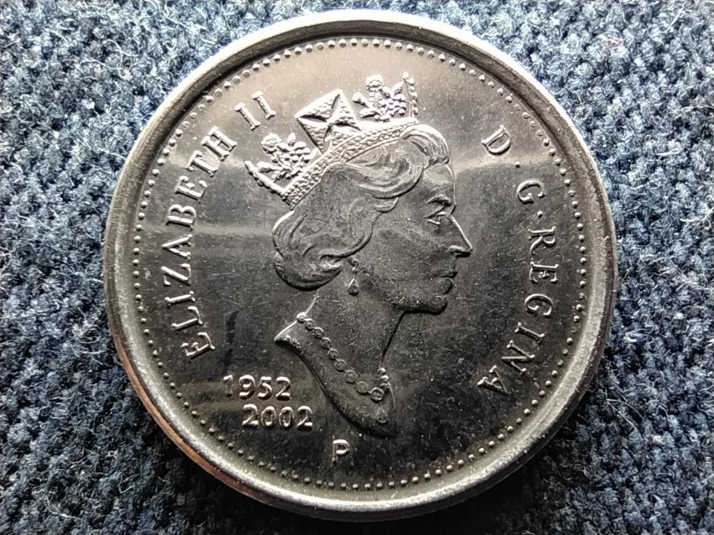 Kanada 50 éve uralkodik II. Erzsébet 10 Cent