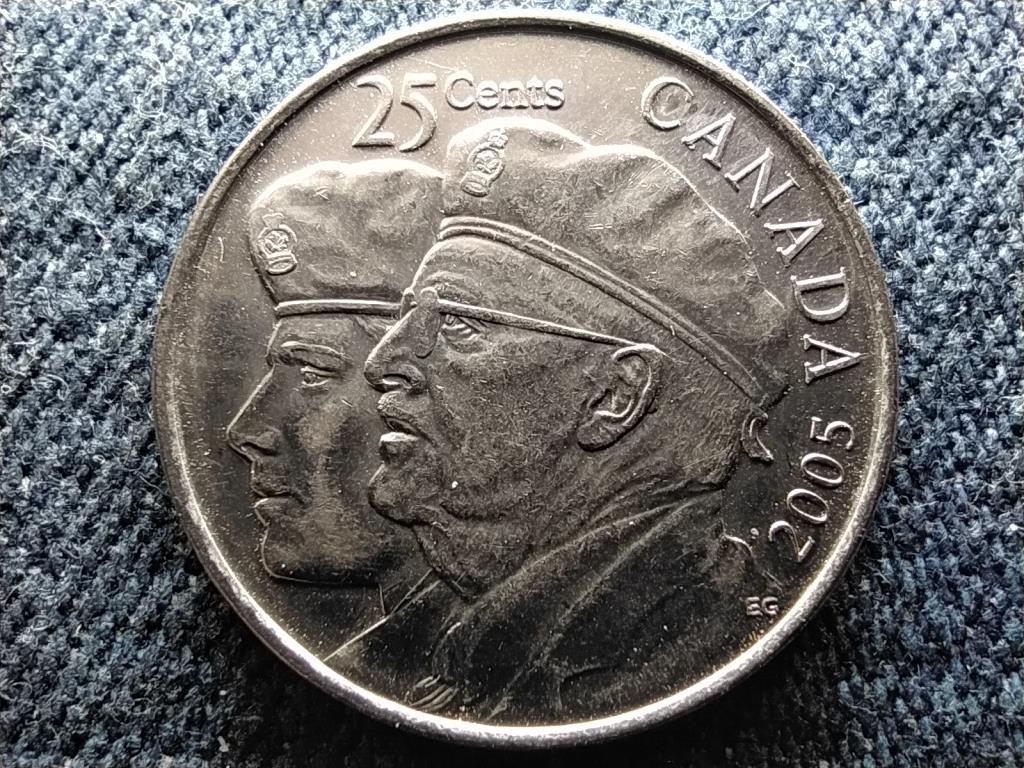 Kanada A veteránok éve 25 Cent