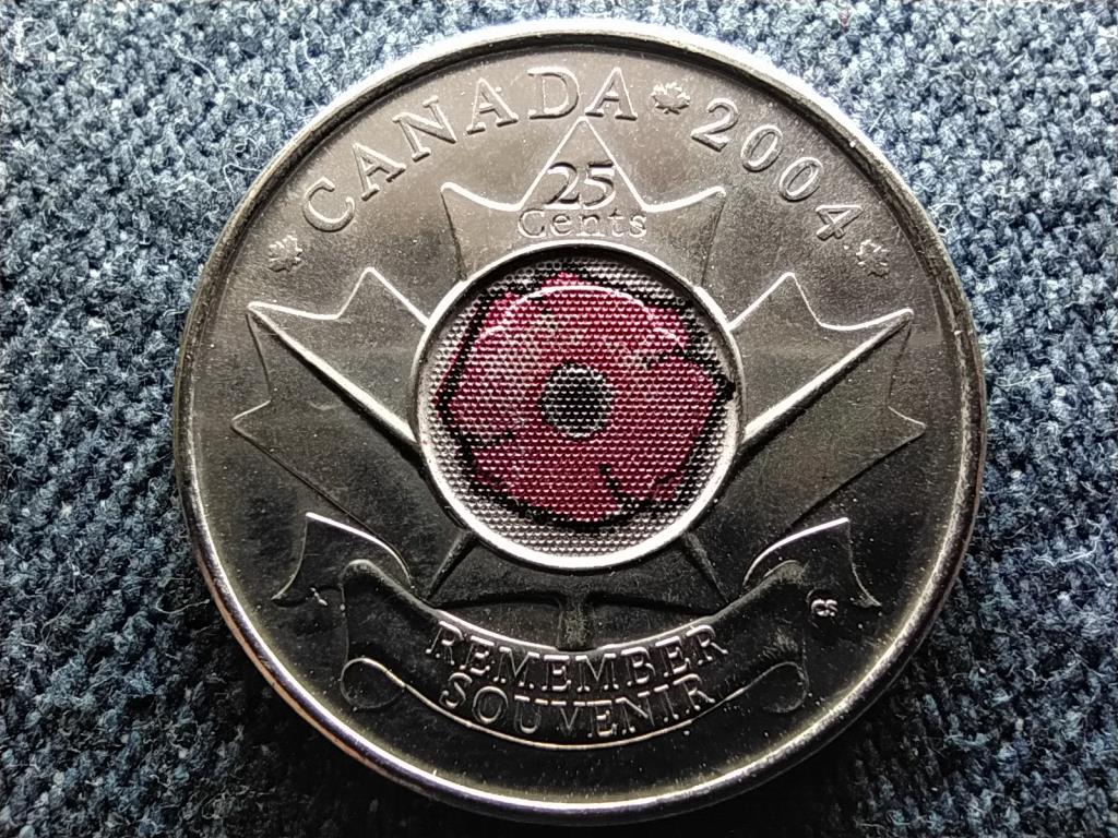 Kanada Emlékezés napja 25 Cent