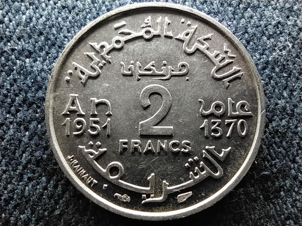 Marokkó V. Mohammed (1927-1961) 2 frank