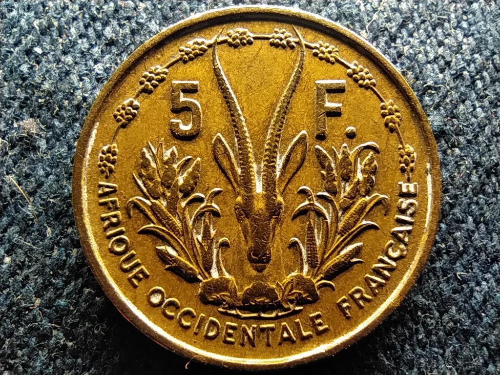 Nyugat-Afrikai Államok Francia Unió (1946-1958) 5 Frank