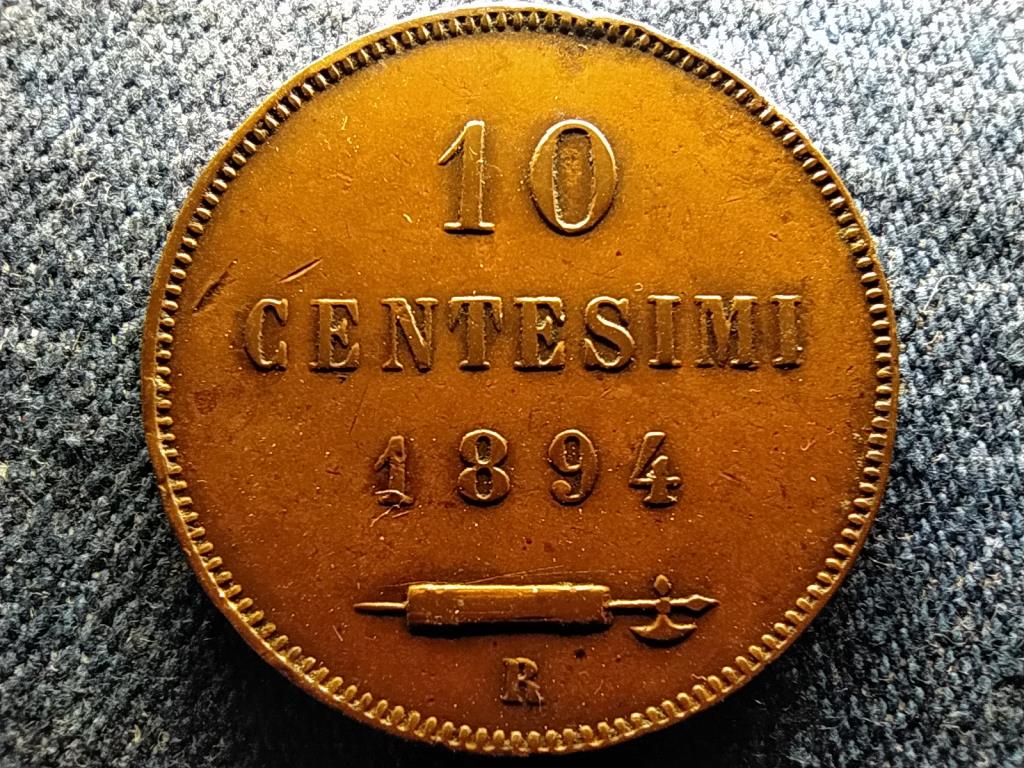 San Marino Köztársaság (1864-) 10 centesimi