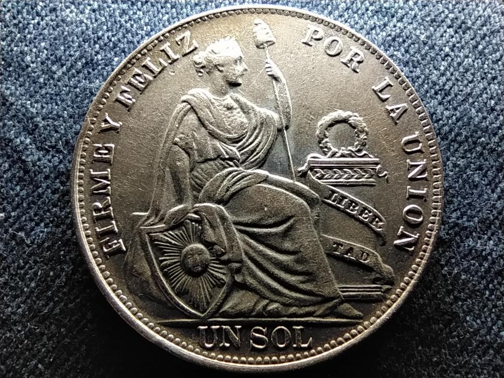 Peru Köztársaság (1822-napjainkig) .500 ezüst 1 sol