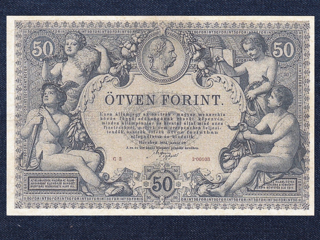 Osztrák-Magyar Forint 50 Forint bankjegy
