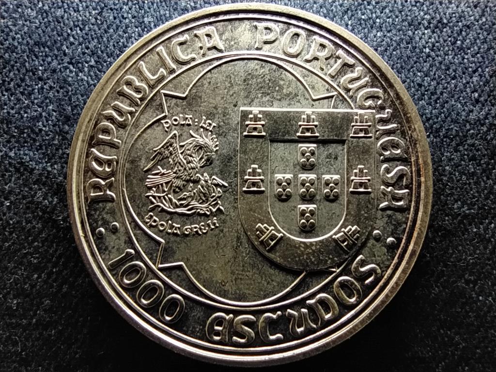 Portugália II. János, Portugália királya .500 ezüst 1000 Escudo