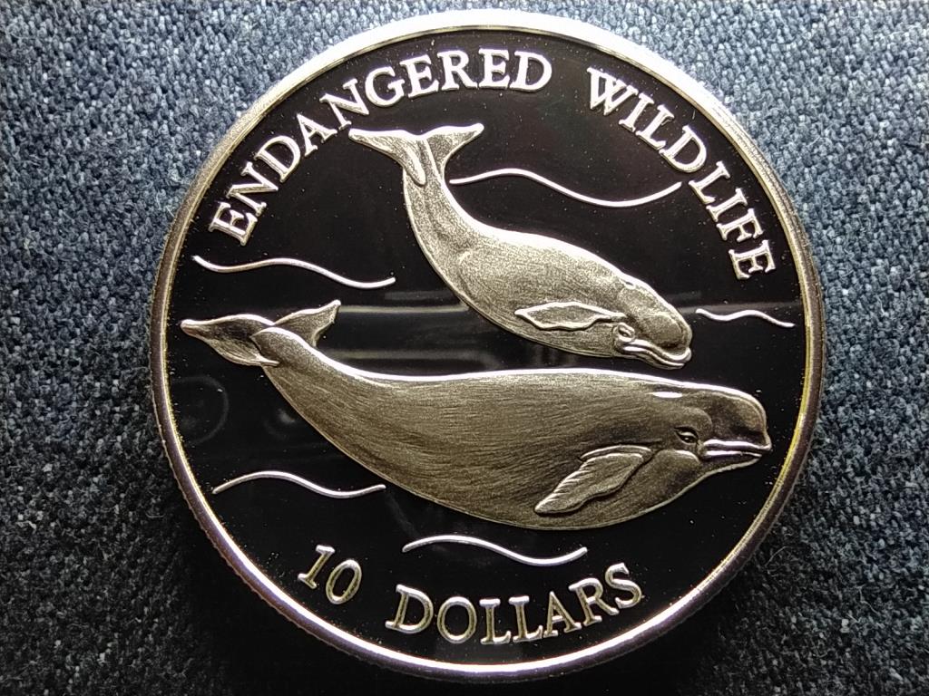 Niue Bálnák .925 ezüst 10 Dollár