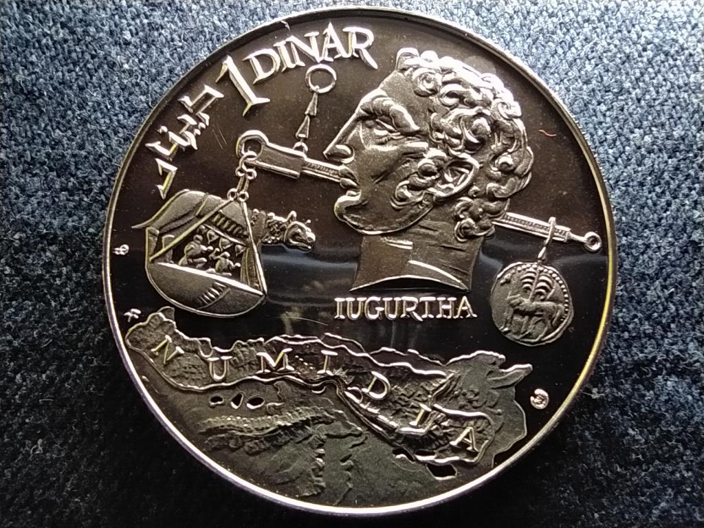 Tunézia Jugurtha .925 ezüst 1 Dínár