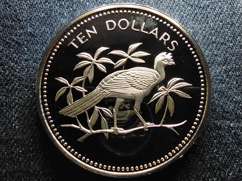 Belize madárvilága Nagy hokkó .925 ezüst 10 Dollár