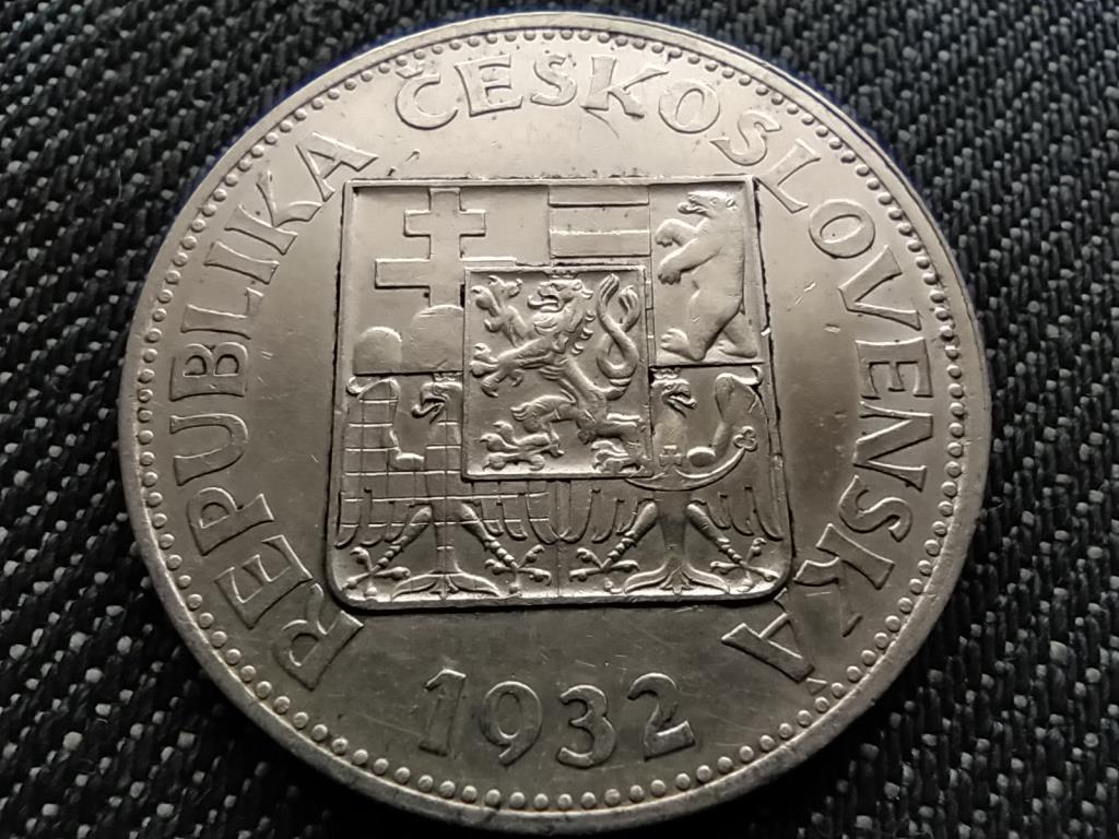 Csehszlovákia Első Köztársaság (1918-1938) .700 Ezüst 10 Korona