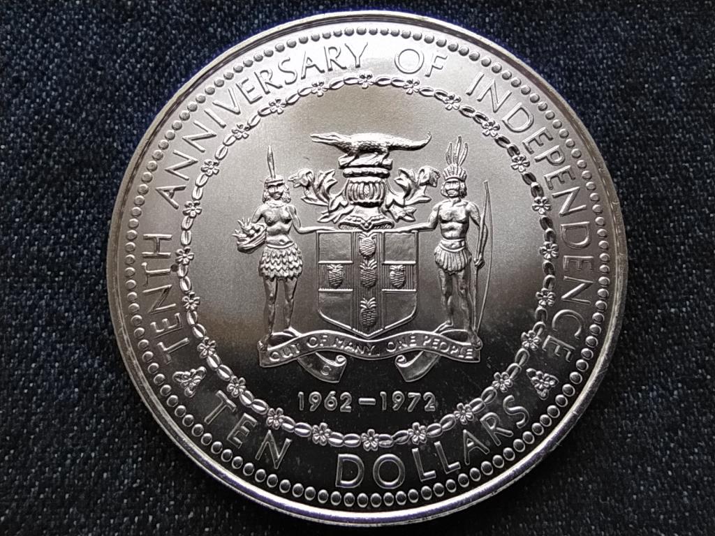 Jamaica Függetlenség .925 ezüst 10 Dollár