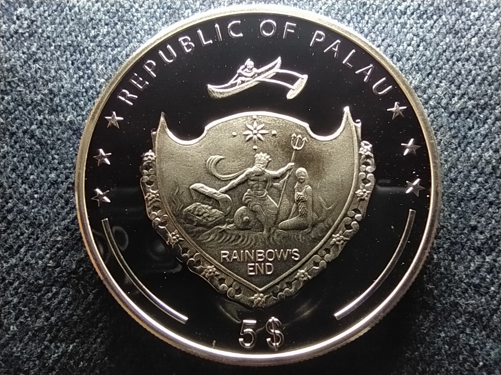 Palau Karácsony 2010 .925 ezüst 5 Dollár