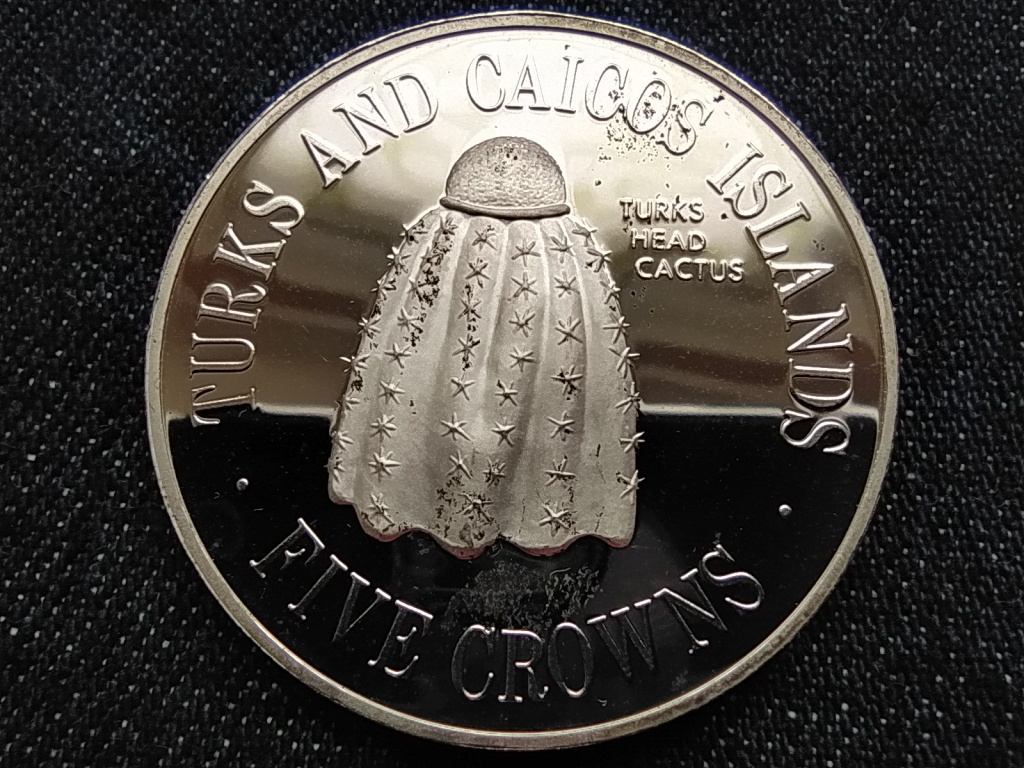 Turks-és Caicos-szigetek II. Erzsébet (1952- ) .500 ezüst 5 korona