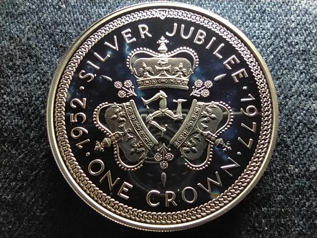 Man-sziget Ezüst jubileum .925 ezüst 1 Korona