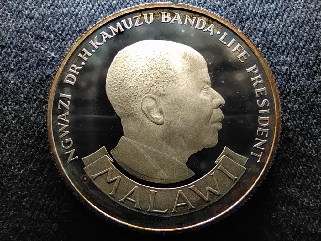 Malawi A függetlenség 10. évfordulója .925 ezüst 10 kwacha