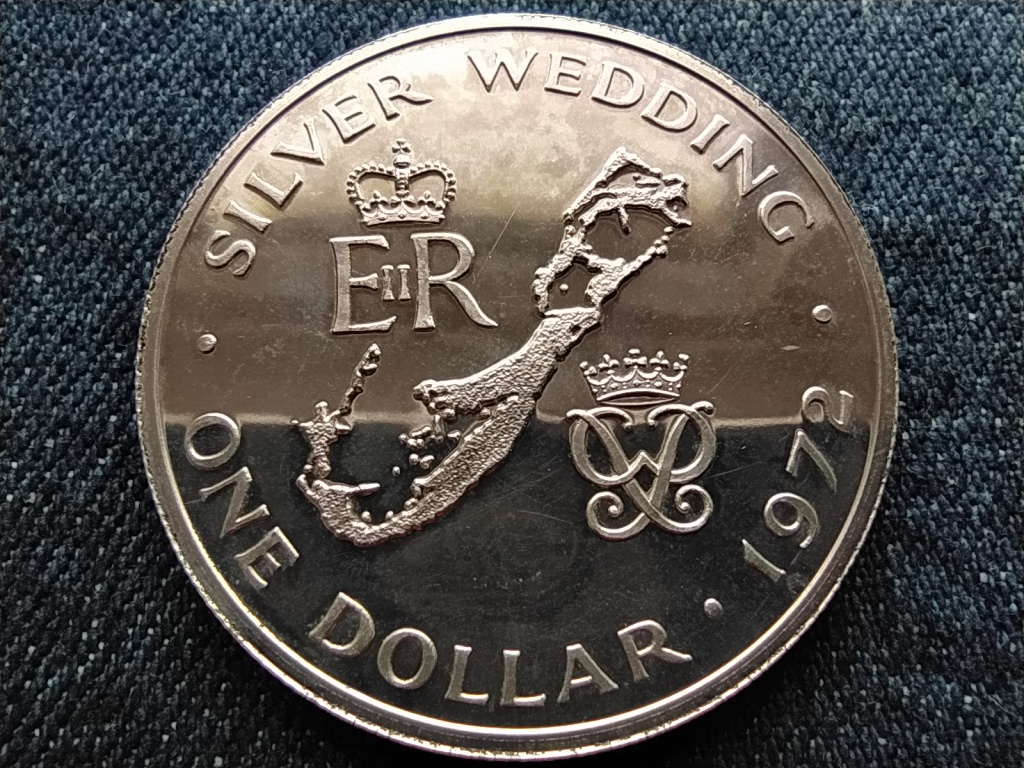 Bermuda Ezüst lakodalom .500 ezüst 1 Dollár