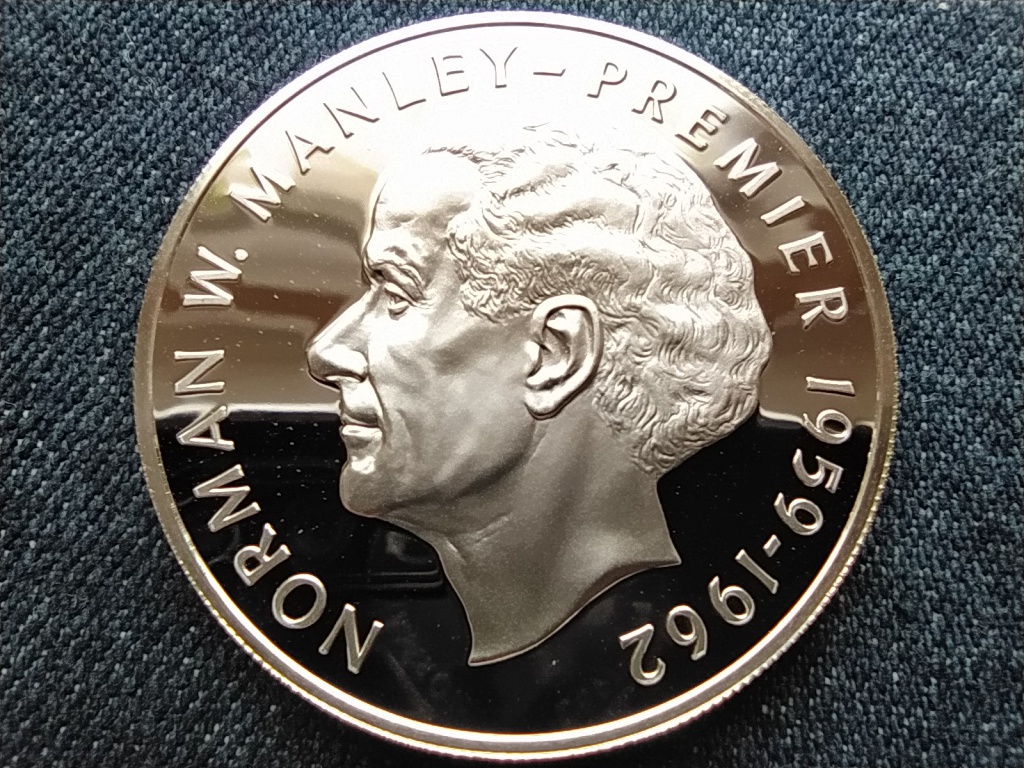 Jamaica Norman W. Manley .500 ezüst 5 Dollár