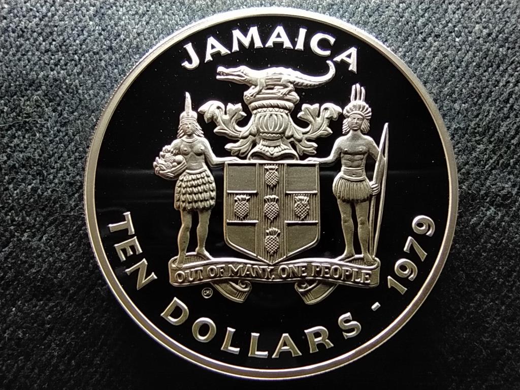 Jamaica Gyermekek Nemzetközi Éve .925 ezüst 10 Dollár