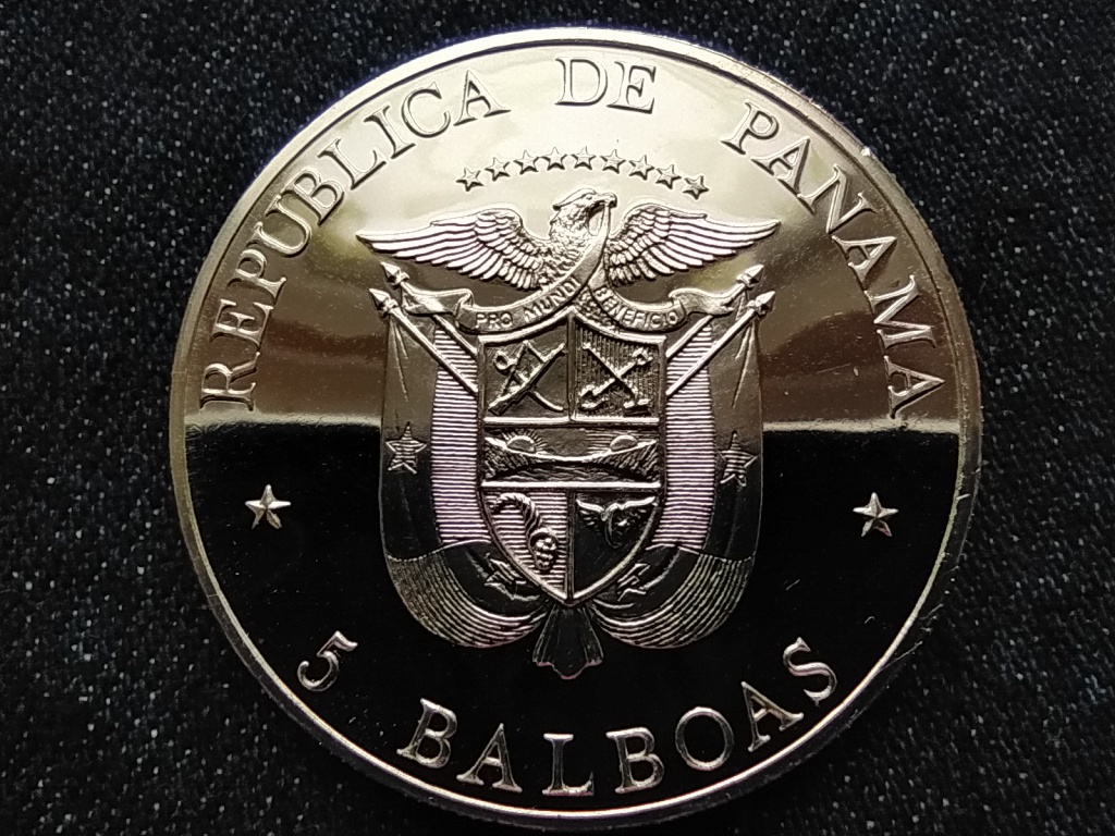 Panama FAO .900 ezüst 5 Balboa