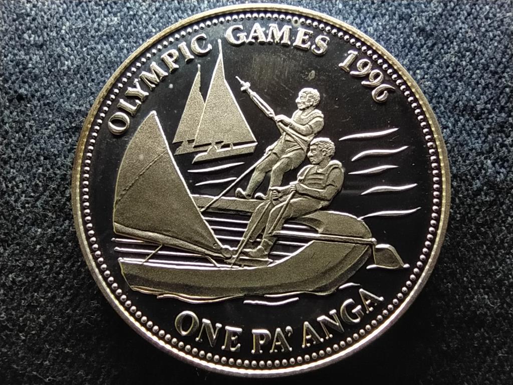 Tonga 1996-os olimpiai játékok Vitorlázás .925 ezüst 1 paanga