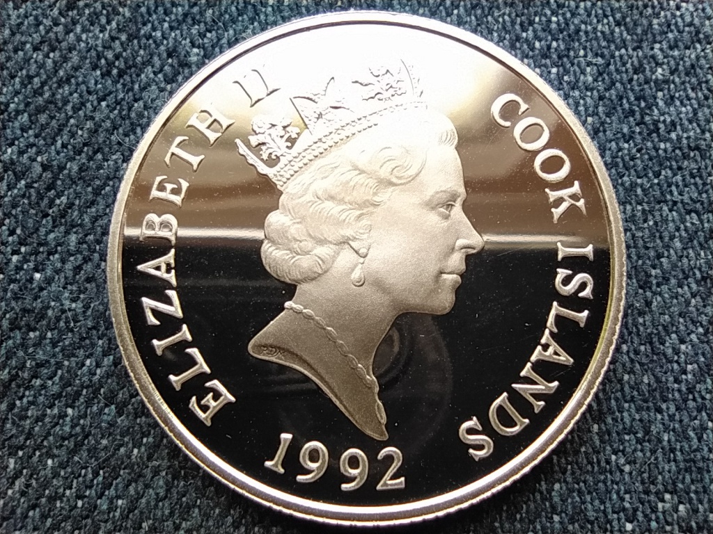 Cook-szigetek 1992. évi nyári olimpia .500 ezüst 5 Dollár