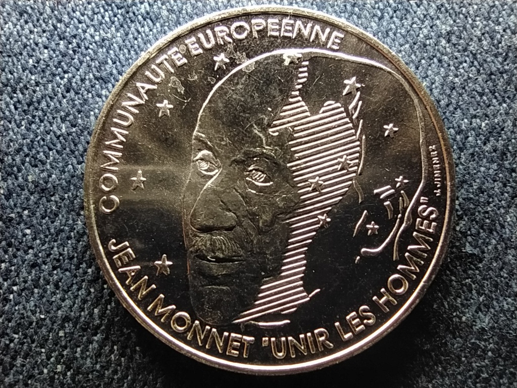Franciaország Jean Monnet .900 ezüst 100 frank