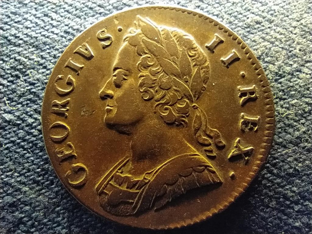 Anglia II. György (1727-1760) 1/2 Penny