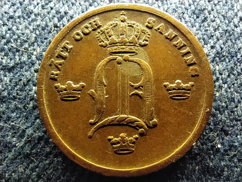 Svédország I. Oszkár (1844-1859) 1/3 skilling banco