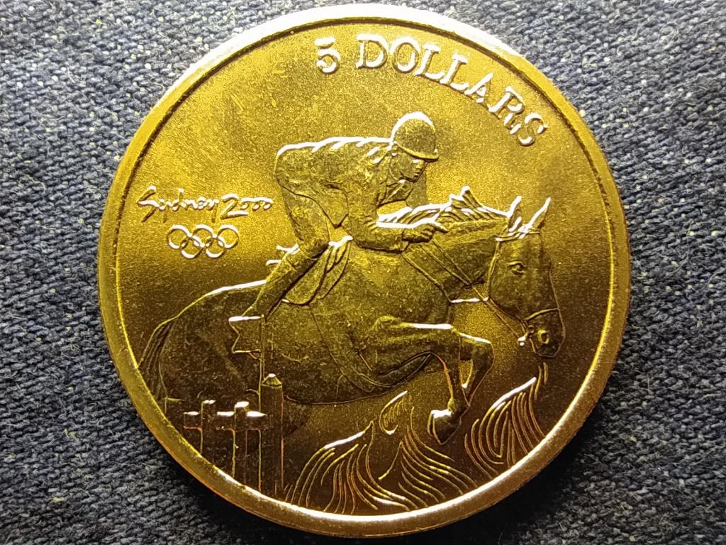 Ausztrália XXVII. Nyári Olimpia 2000 Sydney Díjugratás 5 Dollár 