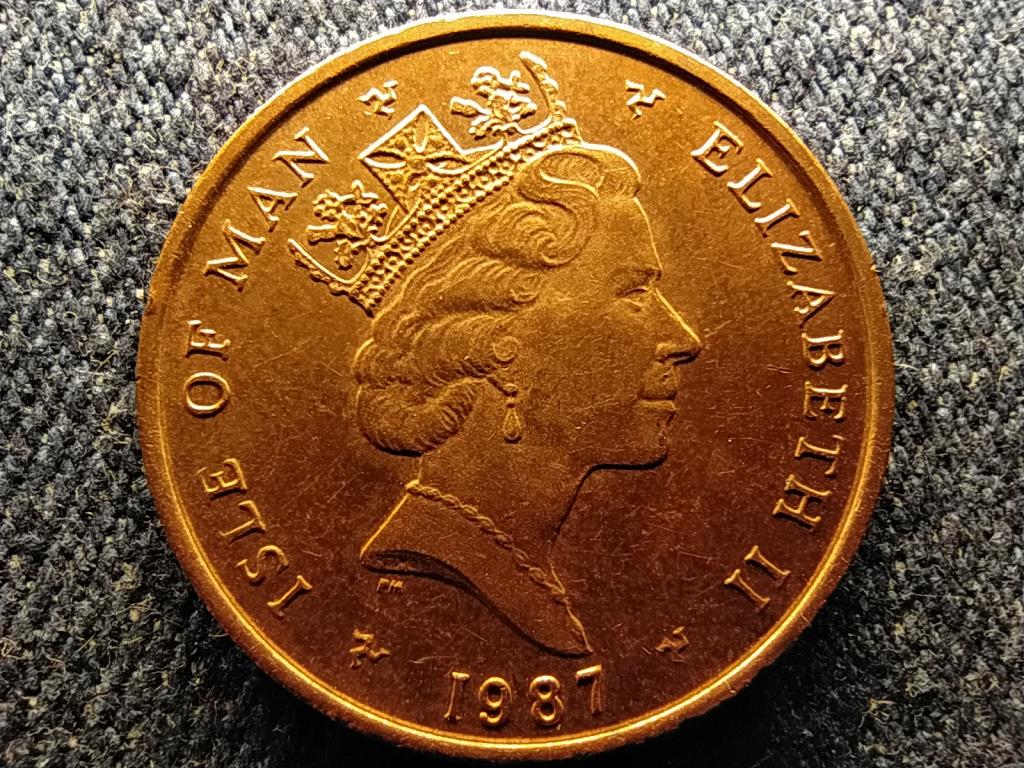 Man-sziget II. Erzsébet 2 penny