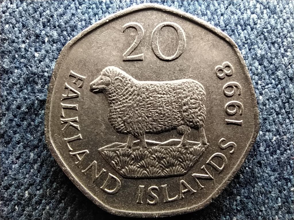 Falkland-szigetek II. Erzsébet (1952-2022) 20 Penny