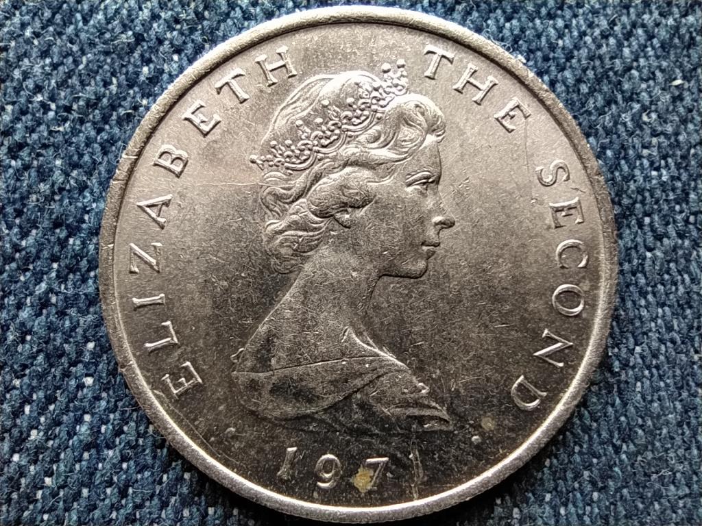 Man-sziget II. Erzsébet 5 Új penny