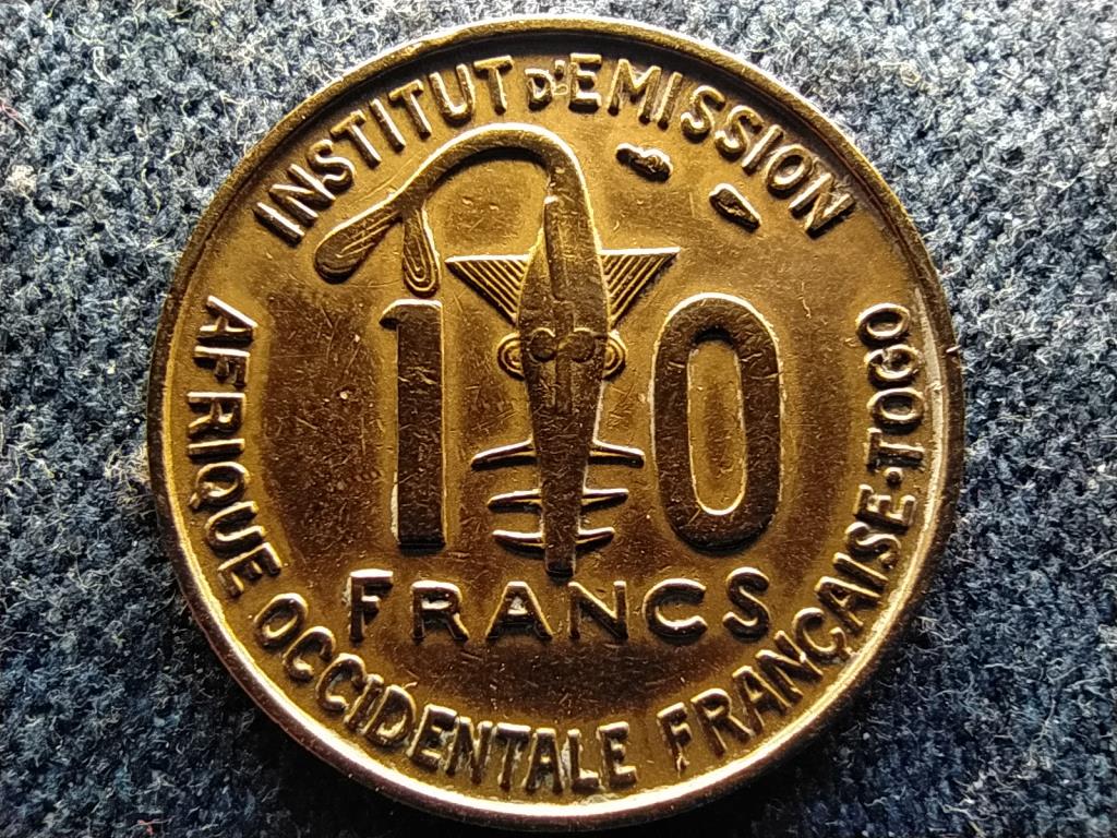 Nyugat-Afrikai Államok Francia Unió (1946-1958) 10 Frank