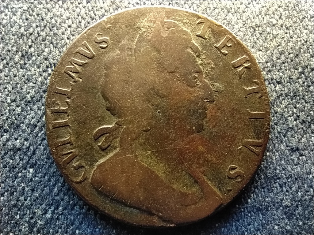 Anglia III. Vilmos (1694-1702) 1/2 Penny
