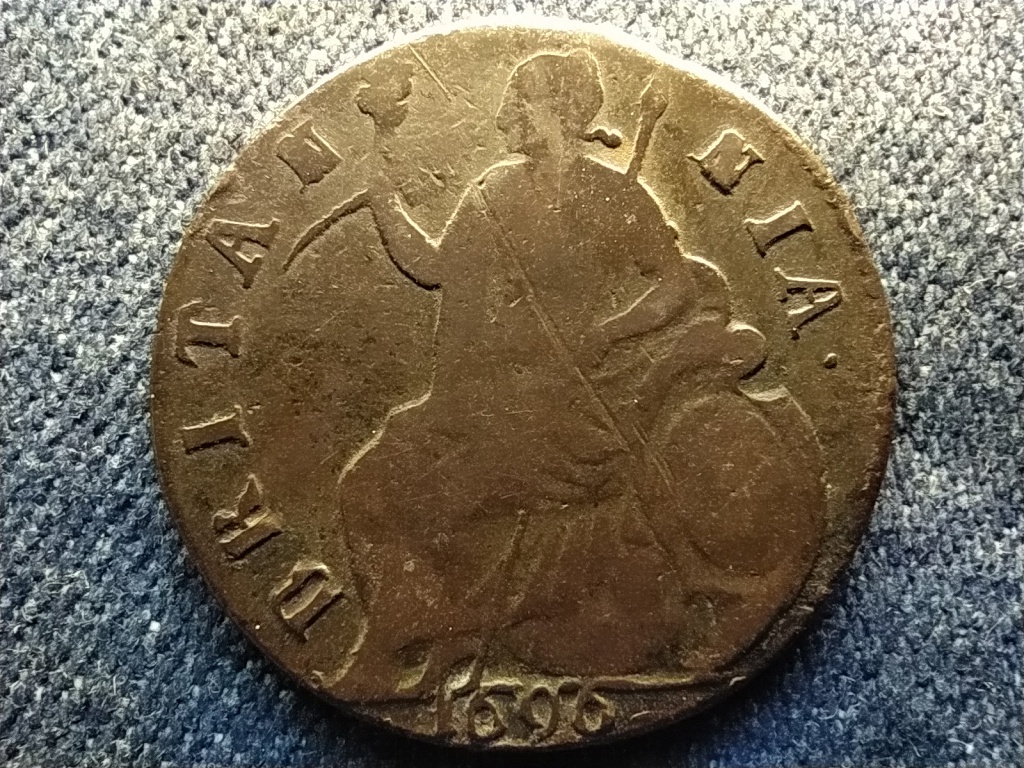 Anglia III. Vilmos (1694-1702) 1/2 Penny