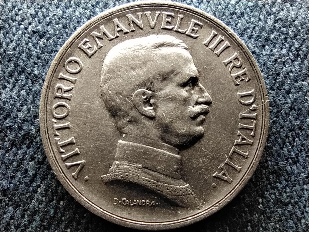 Olaszország III. Viktor Emánuel (1900-1946) .835 ezüst 1 Líra