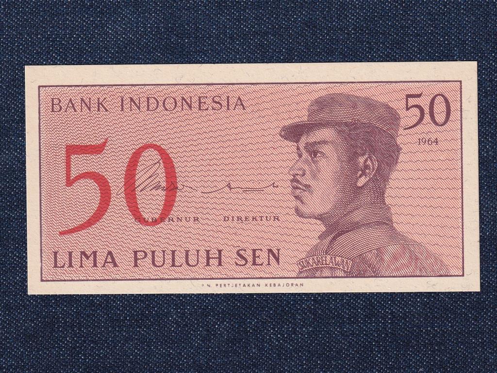 Indonézia 50 Sen bankjegy