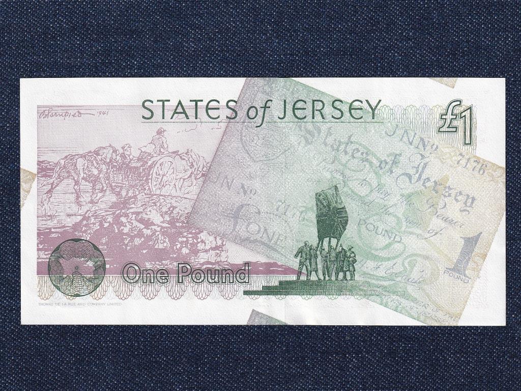 Jersey 1 font bankjegy