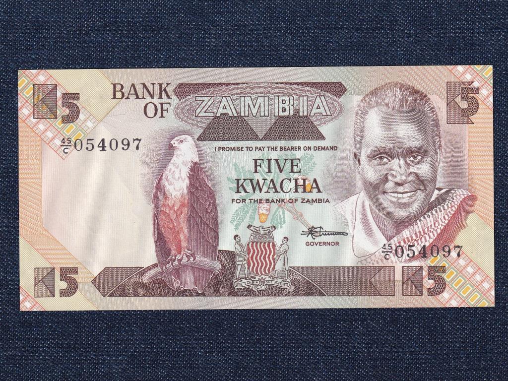 Zambia 5 Kwacha bankjegy