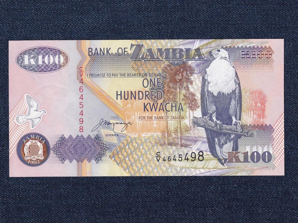 Zambia 100 Kwacha bankjegy