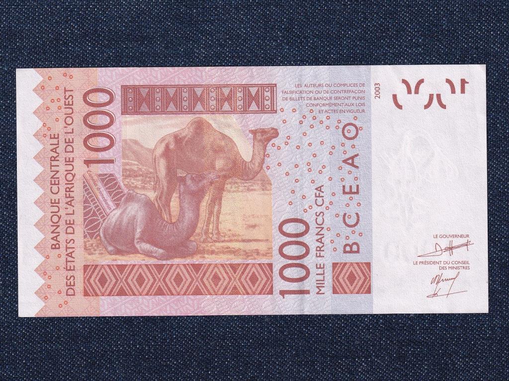 Nyugat-Afrikai Államok 1000 Frank bankjegy