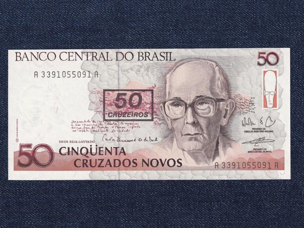 Brazília Brazil Szövetségi Köztársaság (1967-0) 50 Cruzado bankjegy