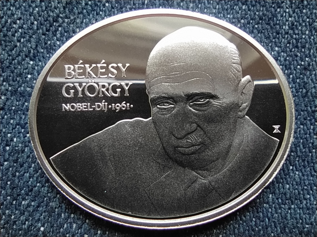 Békésy György .925 ezüst 7500 Forint