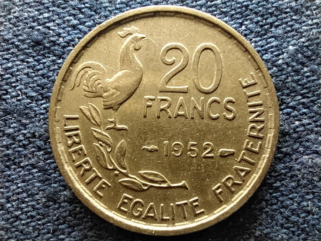 Franciaország Negyedik Köztársaság (1945-1958) 20 frank