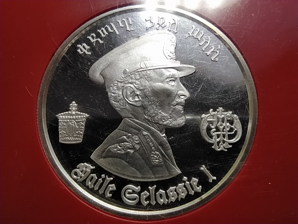 Etiópia I. Haile Selassie (1941-1974) .999 ezüst 5 birr