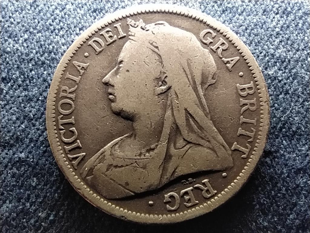 Anglia Viktória (1837-1901) .925 ezüst 1/2 Korona