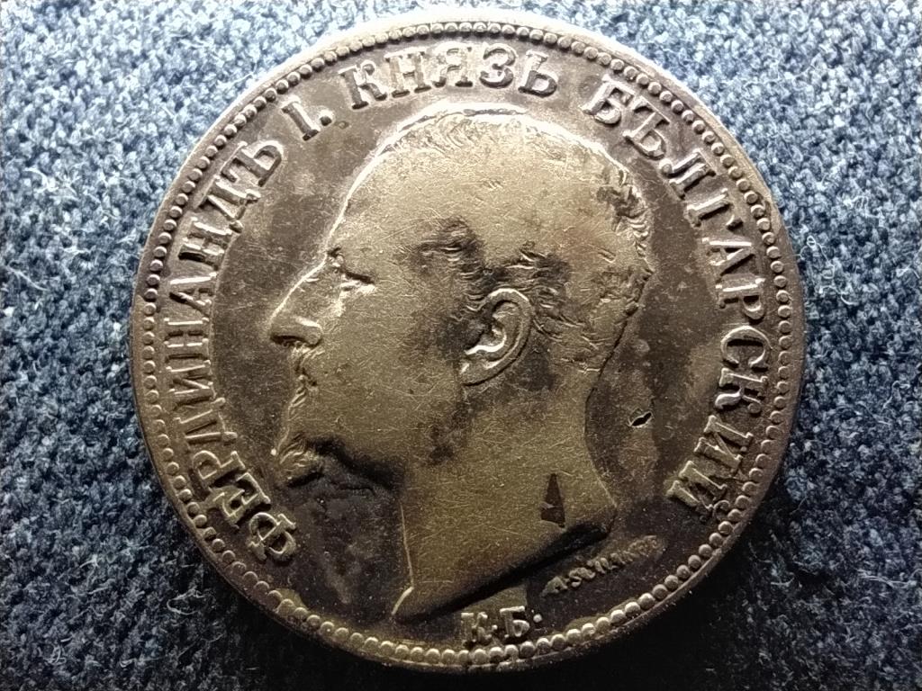 Bulgária I. Ferdinánd (1887-1918) .835 ezüst 2 Leva