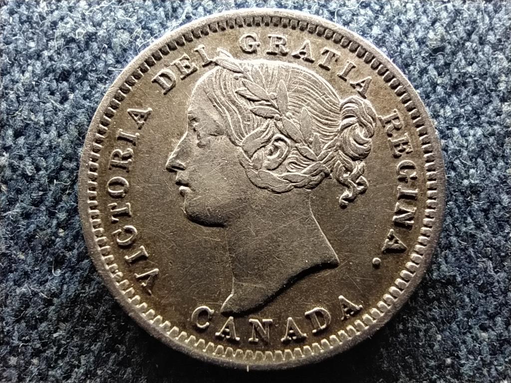 Kanada Viktória (1837-1901) .925 ezüst 10 Cent