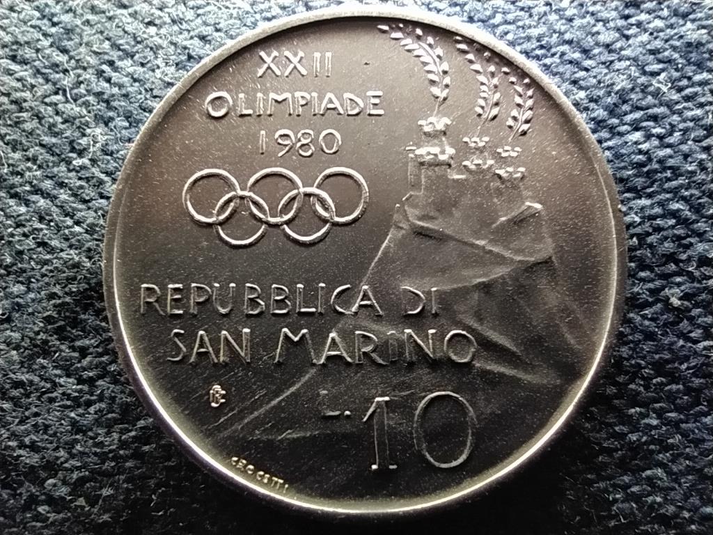 San Marino Nyári Olimpia 1980 Moszkva Lovaglás 10 Líra