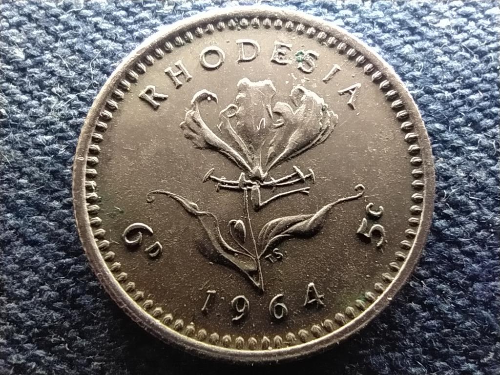 Zimbabwe II. Erzsébet (1964-1970) 5 cent