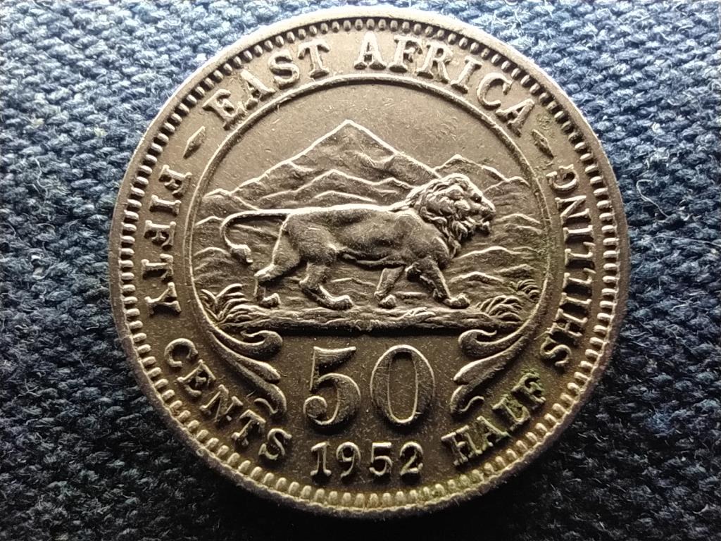 Brit-Kelet-Afrika VI. György (1936-1952) 50 cent